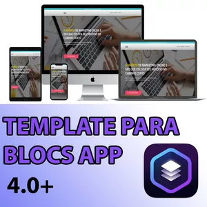 Imagem de capa para o Curso online Template Blocs App Agência de Marketing