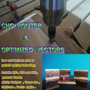 Cover image for Online course Business Entrepreneurship with CNC Router and our optimized vectors, we show you a new way to produce without much investment!
