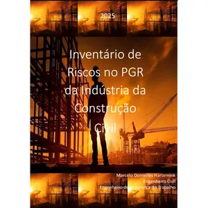 Imagem de capa para o Ebook Inventário de Riscos no PGR da Indústria da Construção Civil 