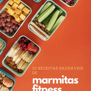 Imagem de capa para o Ebook 10 Receitas Saudáveis de Marmitas Fitness