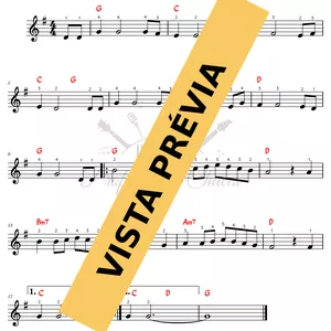 Imagem de capa para o Ebook 🎼 Aleluia - 6490 - Tutorial Partitura e Teclado Fácil