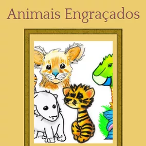 Imagem de capa para o Ebook As Aventuras dos Animais Engraçados - Ebook 
