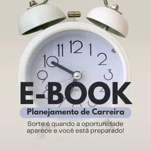 Imagem de capa para o Ebook E-book Planejamento de Carreira