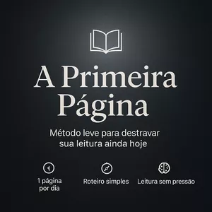 Imagem do curso A Primeira Página - O Método Leve Para Destravar Sua Leitura