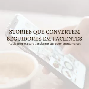 Imagem de capa para o Ebook Ebook: Stories que convertem seguidores em pacientes!