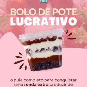 Imagem de capa para o Ebook Bolo de Pote de Sucesso
