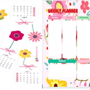 Imagen de portada para Ebook Hermoso Kit 17 Calendarios Imprimibles en PDF