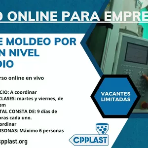 Imagen de portada para Ebook Curso de Moldeo por Inyección Nivel Intermedio