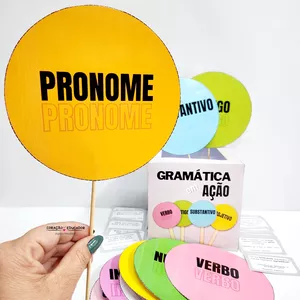 Imagem de capa para o Ebook Gramática em Ação - Jogo