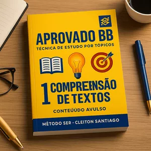 Imagem de capa para o Ebook Aprovado BB – Capítulo 1: Compreensão de Textos