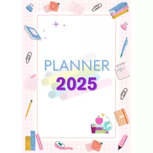 Imagem de capa para o Ebook Planner do Professor 2025 em PDF
