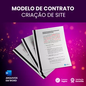 Imagem de capa para o Ebook Modelo de Contrato - Criação de Site