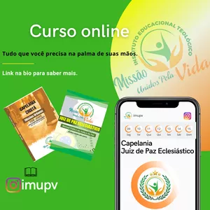 Imagem de capa para o Curso online Curso de Capelania Internacional &amp; Juiz de Paz Eclesiástico