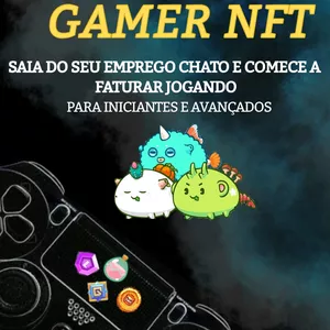 Imagem de capa para o Ebook MANUAL DO GAMER NFT