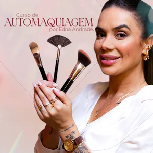 Imagem de capa para o Curso online Curso Automaquiagem por Edna Andrade