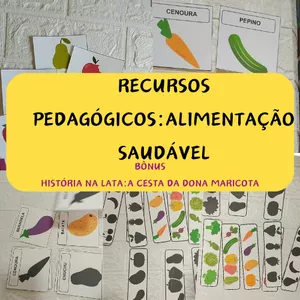 Imagem de capa para o Ebook Jogos Pedagógicos: Alimentação Saudável! 🍏📚