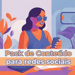 Pack de conteúdos para facilitar a criação de posts para as redes sociais