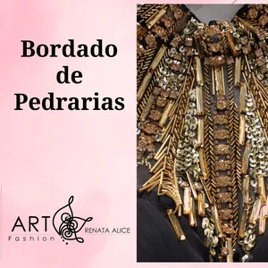 Imagem de capa para o Curso online Bordado de pedrarias 