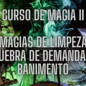 Imagem do curso Curso Magias de Limpeza, Banimento e Quebra de Energias Negativas