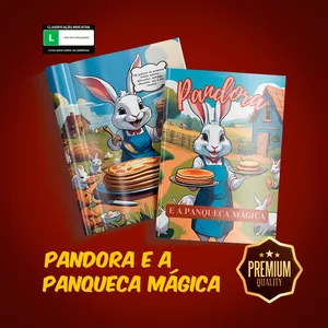 Imagem de capa para o Ebook Pandora e a Panqueca Mágica