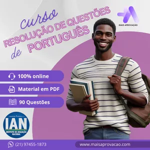 Imagem de capa para o Curso online Português Mais Aprovação - IAN