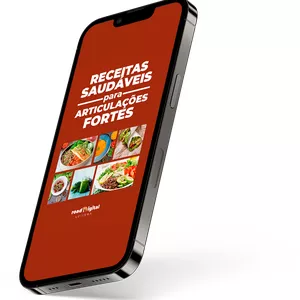 Imagem de capa para o Ebook Livro de Receitas Saudáveis para Articulações Fortes