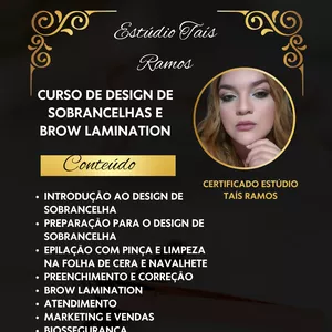 Imagem de capa para o Curso online Design de Sobrancelha e Brow Lamination