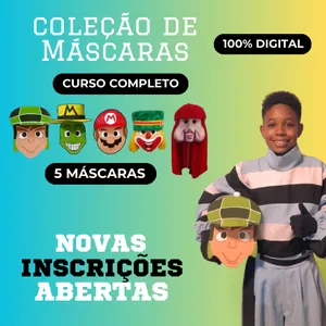 Imagem de capa para o Curso online Coleção de Máscaras 