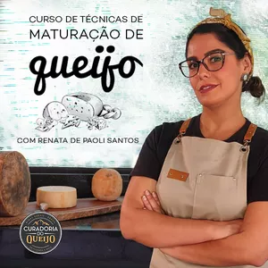 Imagem de capa para o Curso online Curso de Técnicas de Maturação de Queijos