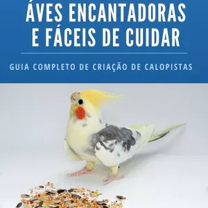 Imagem de capa para o Ebook Calopsita - Aves encantadoras e fácil de cuidar