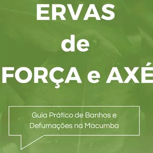 Imagem de capa para o Ebook Ervas de Força e Axé