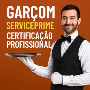 Imagem do curso Garçom ServicePrime – Certificação Profissional 