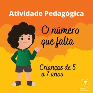 Imagem de capa para o Curso online O Número que falta - Sequência numérica até 50