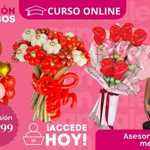 Imagen de portada para Curso online Decoracion con Globos