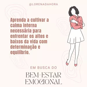 Imagem de capa para o Ebook "EM BUSCA DO BEM-ESTAR EMOCIONAL"