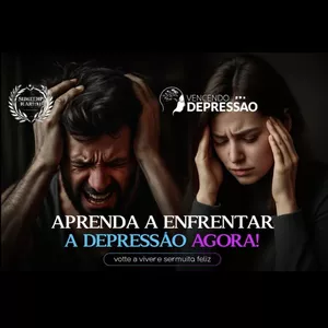 Imagem de capa para o Ebook VENCENDO A DEPRESSÃO GUIA COMPLETO