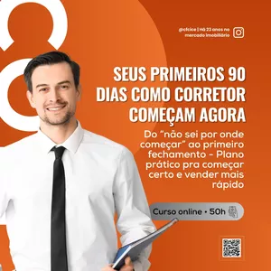 Imagem do curso MAPA: Os primeiros 90 dias do corretor de imóveis