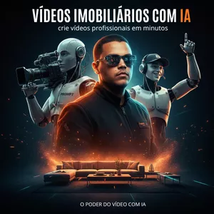 Imagem de capa para o Curso online Curso Vídeo Imobiliário com IA - Use IA para criar vídeos imobiliários profissionais em minutos