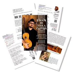 Imagem de capa para o Ebook E-BOOK DE VIOLA CAIPIRA por Junior da Violla