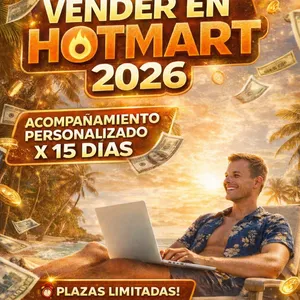 Imagen de portada para Ebook COMO INICIAR A VENDER EN HOTMART 2026. ACOMPAÑAMIENTO PERSONALIZADO DE 15  DIAS