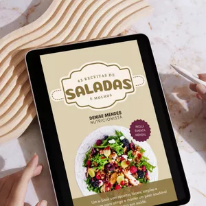 Imagem de capa para o Ebook 62 Receitas de Saladas e Molhos