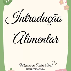 Imagem de capa para o Ebook Introdução Alimentar
