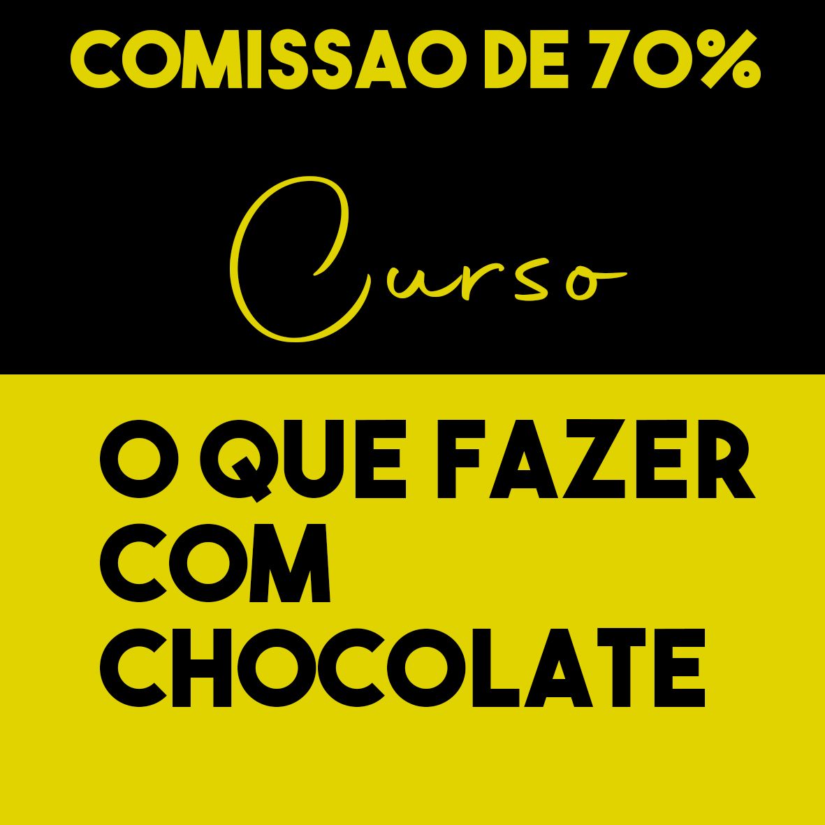 Curso Curso de O que fazer com chocolate