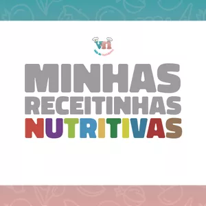 Imagem de capa para o Ebook Minhas Receitinhas Nutritivas