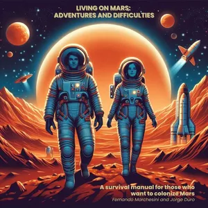 Cover image for Ebook Living on Mars:   Adventures and Difficulties - A survival manual for those who want to colonize the Red Planet.