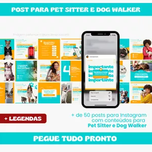 PACK PARA PET SITTER E DOG WALKER