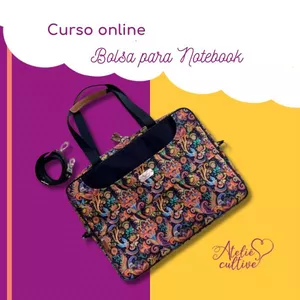 Imagem de capa para o Curso online Aprenda a confeccionar uma BOLSA PARA NOTEBOOK