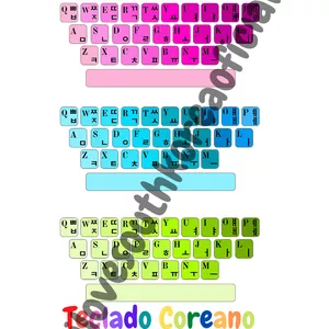 Imagem de capa para o Ebook Molde teclado coreano | Hangul (한/글)