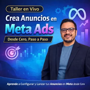 Imagen de portada para Curso online Taller en Vivo: Crea Anuncios en Meta Ads desde Cero, Paso a Paso