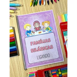 Imagem de capa para o Ebook Famílias  Silábicas Ligando 